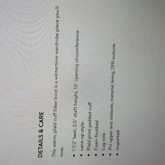 NEW Sugar Rave Plaid Cuff Hiker Boot - Picture 12 of 12